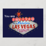 Invitation Personnaliser de l'Affiche de bienvenue Las Vegas<br><div class="desc">Un graphique personnalisé qui vous permet de modifier le célèbre panneau Welcome to Las Vegas avec votre propre texte personnalisé, tel que "Married in Fabulous Las Vegas" ou "You Are Invited to a Fabulous Las Vegas Bachelor Party" (exemple illustré). Les images sont de urbanphotos.net. Cliquez sur le bouton Customiser et...</div>