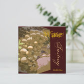 Invitation PERSONNALISER de partie de célébration de vin du (Debout devant)