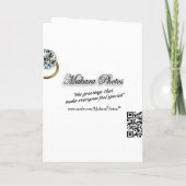 Invitation Personnaliser d'invitation d'anniversaire de (Dos)