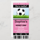 Invitation Personnaliser d'invitation d'anniversaire de (Devant / Derrière)