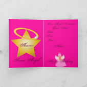 Invitation Personnaliser douce-ange (Intérieur)