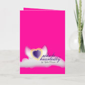 Invitation Personnaliser douce-ange (Dos)