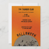 Invitation Personnaliser du parti Halloween (Devant)