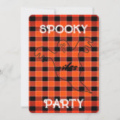 Invitation Personnaliser ÉFFRAYANT VIBES Ghost Automne Hallow (Devant)