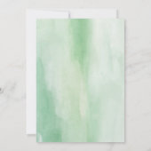 Invitation Personnaliser Élégante verdure Baby shower moderne (Dos)