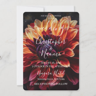 Invitation PERSONNALISER : Fleur Vibrante