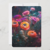 Invitation PERSONNALISER : Fleurs Vibrantes (Dos)