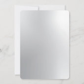 Invitation Personnaliser - Fond gris (Dos)