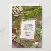 Invitation Personnaliser Green Adventurer Thème Graduation (Dos)