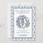 Invitation Personnaliser la couronne de noisettes blanches de (Devant)