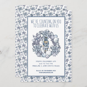 Invitation Personnaliser la couronne de noisettes blanches de