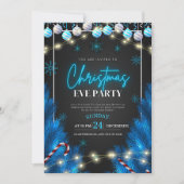 Invitation personnaliser la fête de Noël (Devant)