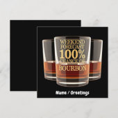 Invitation Personnaliser les prévisions de week-end 100% de c (Devant / Derrière)