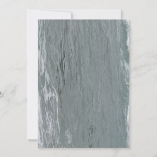 Invitation personnaliser mer plage sable (Devant)