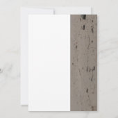 Invitation personnaliser mer plage sable (Dos)