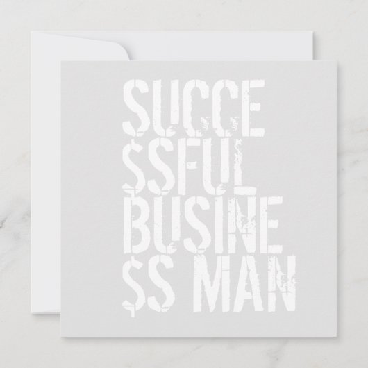 Invitation Personnaliser Monogram tendance Motif or succès (Dos)