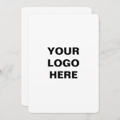 Invitation Personnaliser ou Customiser (Devant / Derrière)