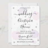 Invitation Personnaliser : Pastel Spots & Formes (Devant)