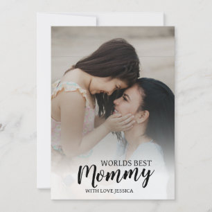Invitation Personnaliser Worlds meilleure photo maman
