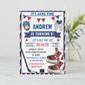 Invitation Personnalisez la fête d'anniversaire de sport de h (Debout devant)