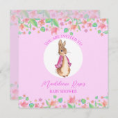 Invitation Personnalisez Pierre le lapin Vous êtes invité (Devant / Derrière)