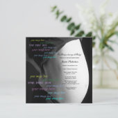 Invitation Personnalisez votre bosse de bébé et l'écriture de (Debout devant)