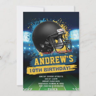 Invitation Personnalisez votre soirée de FOOTBALL AMÉRICAIN