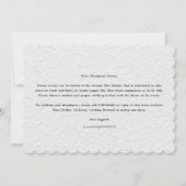 Invitation Personnalisez votre texte (Dos)