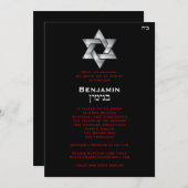 Invitation Personnalité Benjamin (Devant / Derrière)
