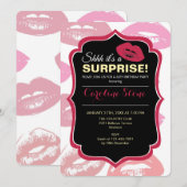 Invitation Personnalité de Red mouths (Devant / Derrière)