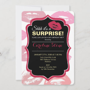 Invitation Personnalité de Red mouths