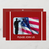 Invitation Personnalité des anciens combattants patriotiques (Devant / Derrière)