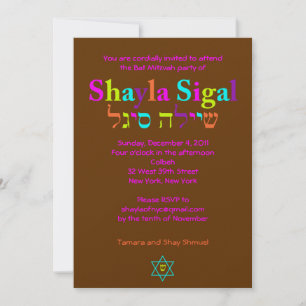 Invitation Personnalité shayla avec Shin