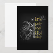 Invitation Personne n'a tué personne (Devant / Derrière)