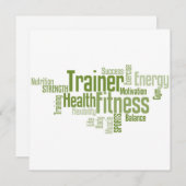 Invitation personnelle de formateur (Devant / Derrière)