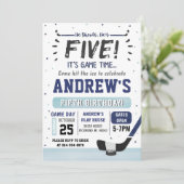 Invitation personnelle de hockey sur glace (Debout devant)