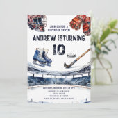 Invitation personnelle de hockey sur glace (Debout devant)