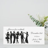 Invitation Personnes de cocktail (Debout devant)