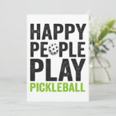 Invitation Personnes Heureuses et Drôles Jouent au Cadeau de  (Debout devant)