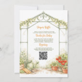 Invitation Pet Germe Linge de Jardin Bain Bébé (Dos)