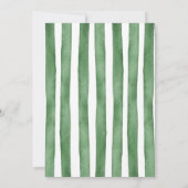 Invitation Pet Putter Vert sur le Chemin Baby Shower de Golf (Dos)