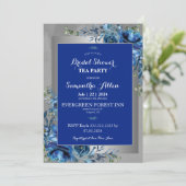 Invitation Pétales bleues d'amour : rejoignez-nous pour une g (Debout devant)