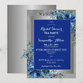 Invitation Pétales bleues d'amour : rejoignez-nous pour une g (Devant / Derrière)