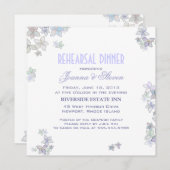 Invitation Pétales de papier Répétition artistique Dîner Invi (Devant / Derrière)