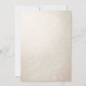 Invitation pétales de pieds sauvegarder la date (Dos)