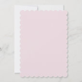 Invitation Pétales et Fête des mariées Champagne de Prosecco (Dos)