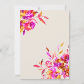 Invitation Pétales et Fête des mariées du ministère public (Dos)