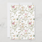 Invitation Pétales et Fête des mariées du ministère public (Dos)