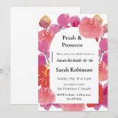 Invitation Pétales et Procuco Arche Florale Fête des mariées (Devant / Derrière)