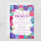 Invitation Pétales et Procuco Fête des mariées Florale d'été (Devant)